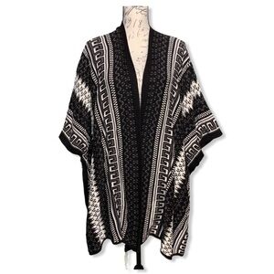 Urban Outfitters Aztec Open Front Kimono Knit Cardigan